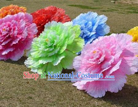 0.6 Meter Large Chinese Peony Flower Dance Props for Adults or Kids