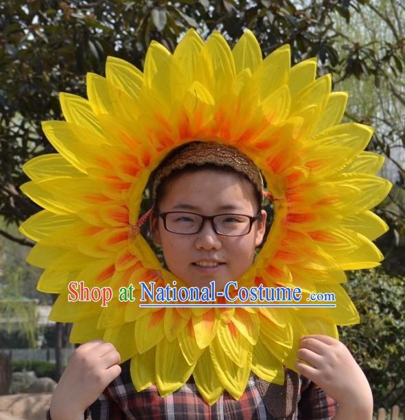 Chinese Sunflower Face Props for Adults or Kids