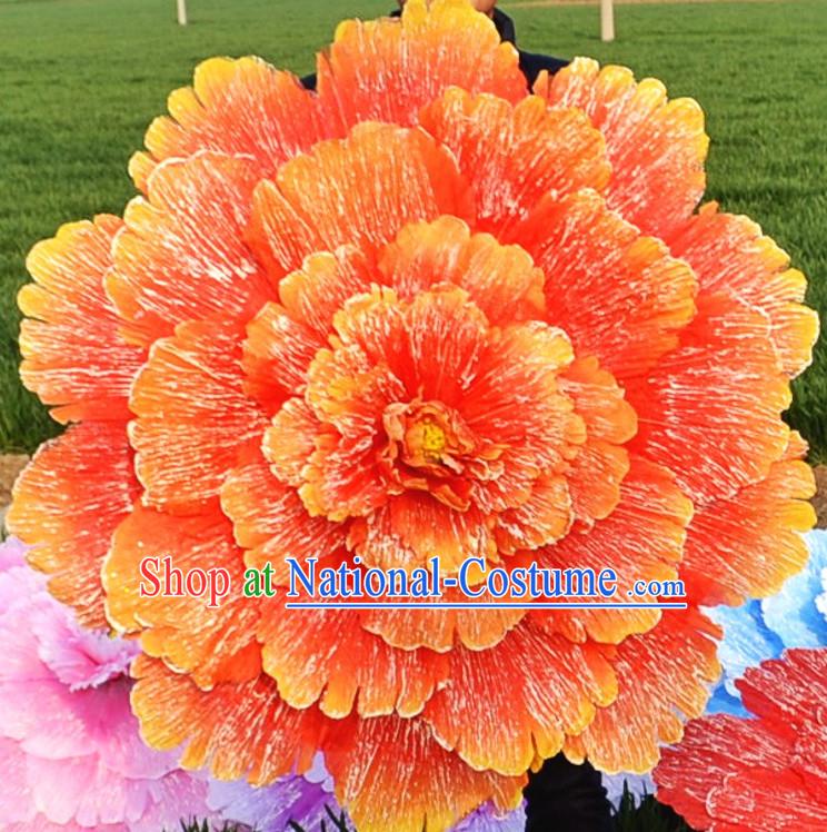 0.7 Meter Big Flower Dance Props Props for Dance Dancing Props for Sale for Kids Dance Stage Props Dance Cane Props Umbrella Children Adults