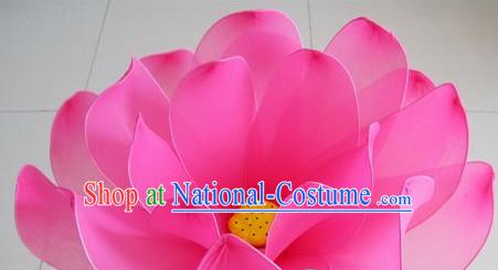 0.6 Meter Big Lotus Dance Props Props for Dance Dancing Props for Sale for Kids Dance Stage Props Dance Cane Props Umbrella Children Adults