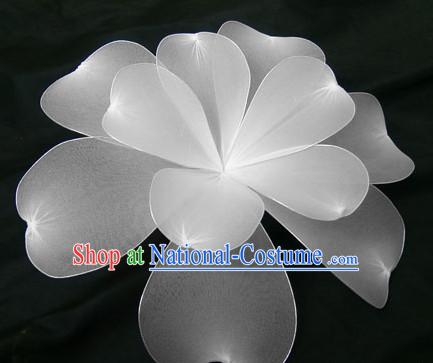 Big White Flower Dance Props Props for Dance Dancing Props for Sale for Kids Dance Stage Props Dance Cane Props Umbrella Children Adults