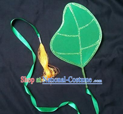 Green Leaf Dance Props Props for Dance Dancing Props for Sale for Kids Dance Stage Props Dance Cane Props Umbrella Children Adults