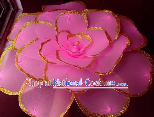 Big Lotus Flower Dance Props Props for Dance Dancing Props for Sale for Kids Dance Stage Props Dance Cane Props Umbrella Children Adults