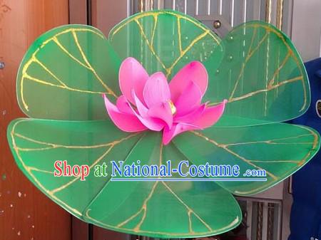 Big Lotus Flower Dance Props Props for Dance Dancing Props for Sale for Kids Dance Stage Props Dance Cane Props Umbrella Children Adults