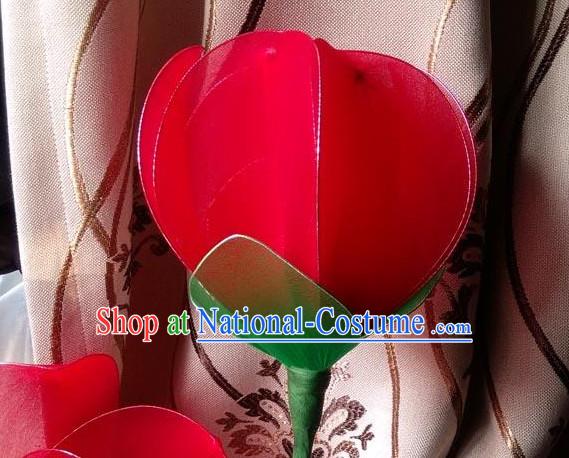 Handmade Lotus Dance Props Props for Dance Dancing Props for Sale for Kids Dance Stage Props Dance Cane Props Umbrella Children Adults