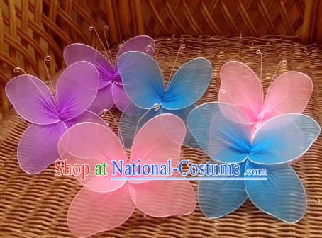 Handmade Butterfly Dance Props Props for Dance Dancing Props for Sale for Kids Dance Stage Props Dance Cane Props Umbrella Children Adults