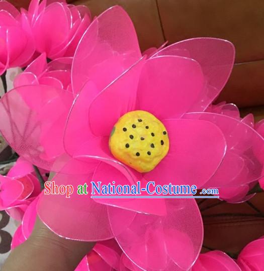 Beautiful Handmade Lotus Stage Performance Dance Props Dancing Prop Decorations