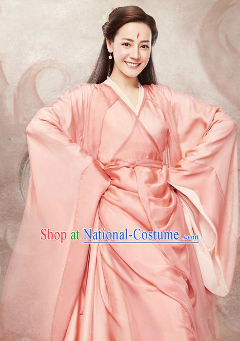 Chinese Ancient Swordswoman Knight Costume Complete Set for Women Youth Teenagers Kids