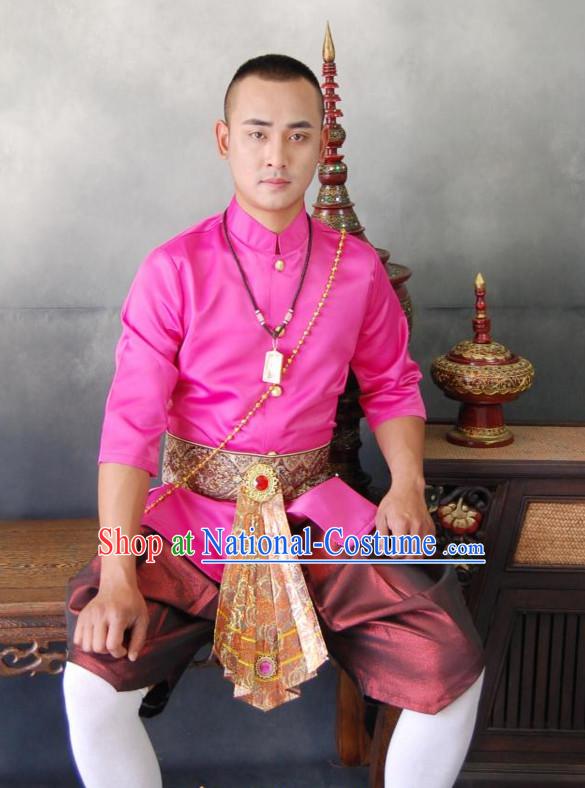 Traditional National Thai Dress Thai Traditional Dress Dresses Wedding Dress online for Sale Thai Clothing Thailand Clothes for Men Boys Youth