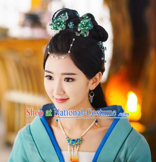 Ancient Chinese Fairy Black Wig Wigs and Hair Jewelry