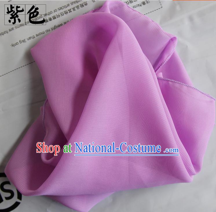 Purple Chinese Classcial Dancing Handkerchief