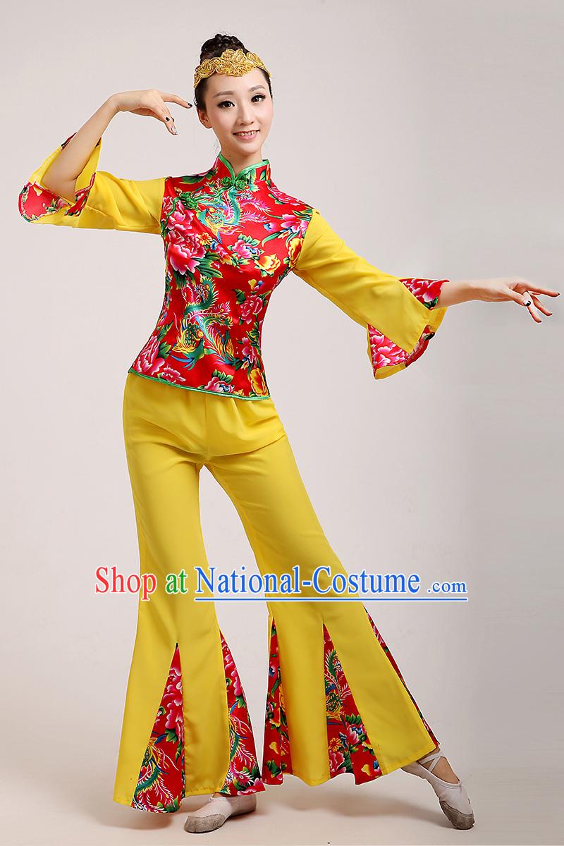 Traditional Chinese Dancewear Costumes Dancer Costumes Girls Dance Lyrical Dance Costume Ballroom Comtemporary Recital Dancewear Costume