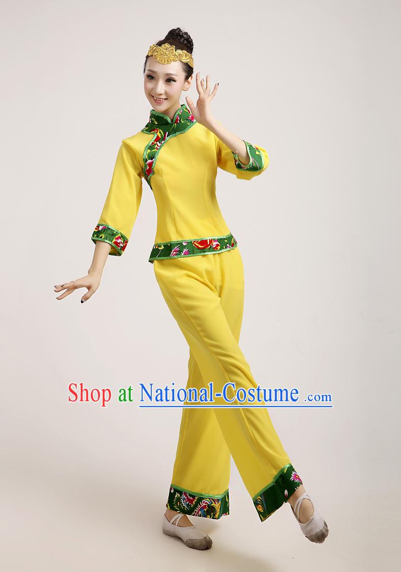 Traditional Chinese Dancewear Costumes Dancer Costumes Girls Dance Lyrical Dance Costume Ballroom Comtemporary Recital Dancewear Costume