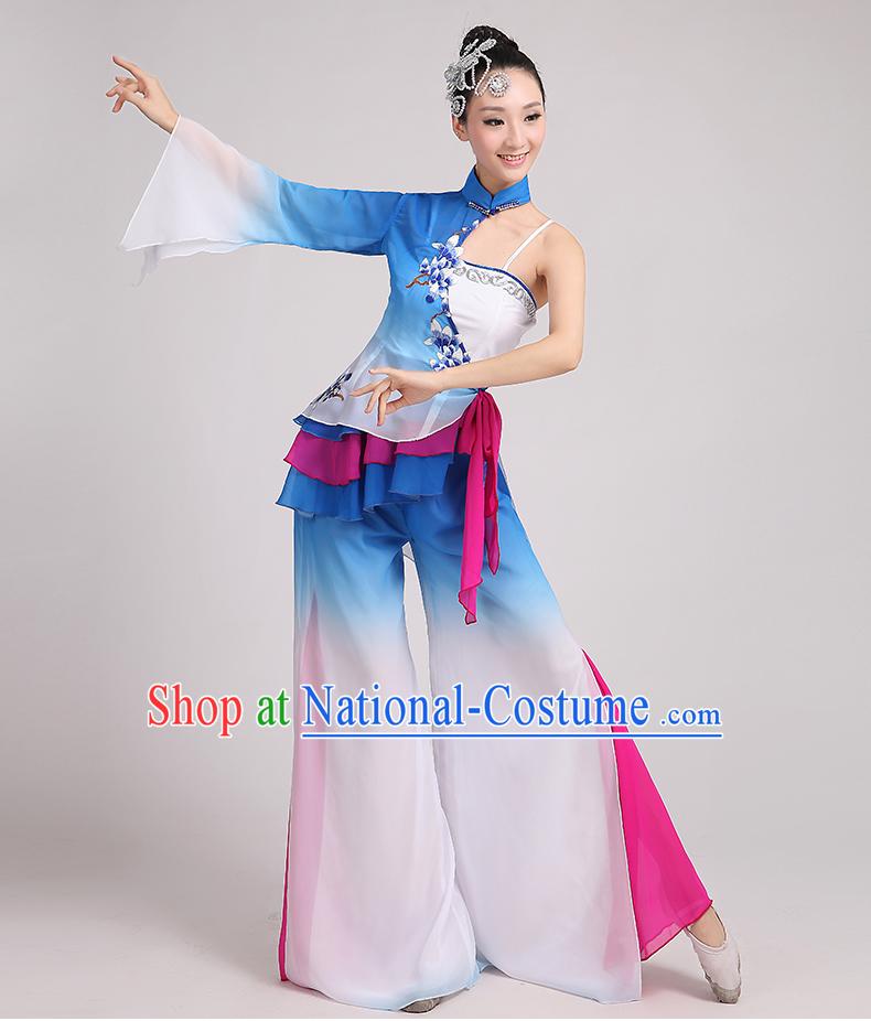 Traditional Chinese Dancewear Costumes Dancer Costumes Girls Dance Lyrical Dance Costume Ballroom Comtemporary Recital Dancewear Costume