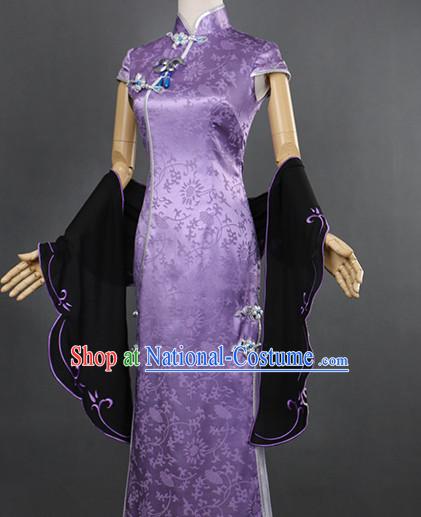 Traditional Chinese Style Sexy Cheongsam Cosplay Dress for Women