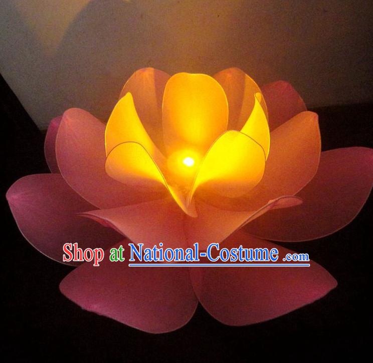 0.8 Meter Traditional Chinese Stage Performance Luminous Flower Dance Props Dancing Prop