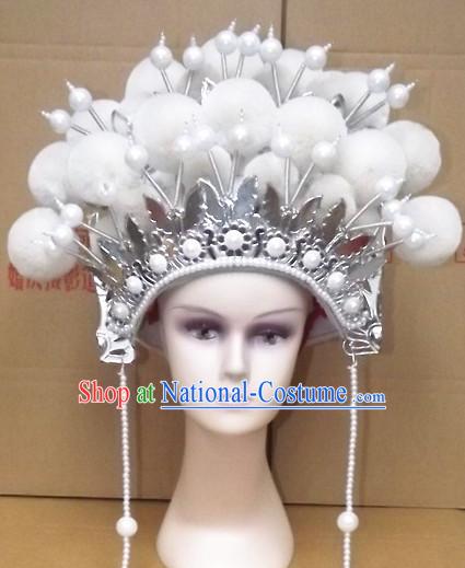 Traditional Chinese Opera Hat Hair Jewelry Hairpieces