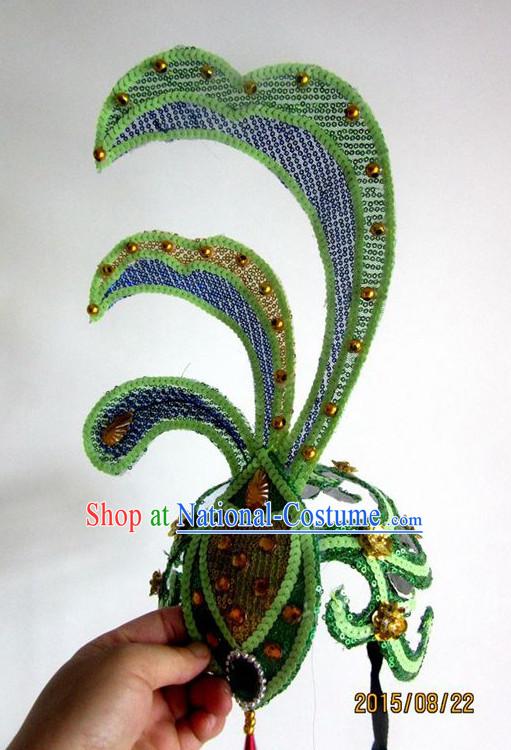 Traditional Chinese Stage Performance Dance Hat for Women