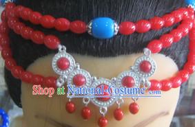 Traditional Chinese Tibetan Headdress for Women