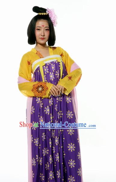 Ancient Chinese Clothing and Hair Jewelry Complete Set for Women