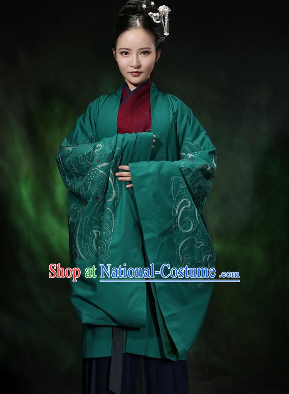 Asian Chinese Hanfu Dress Costume Clothing Oriental Dress Chinese Robes Kimono for Women Gilrls Adults Children