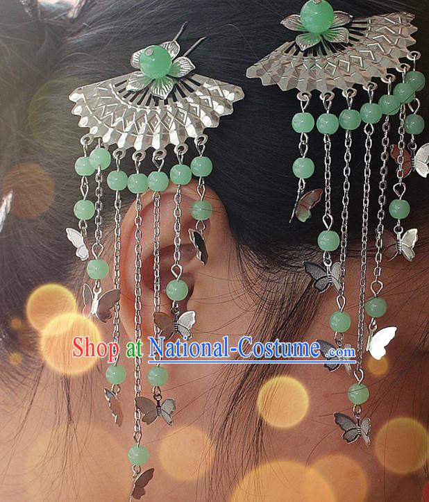 Chinese Ancient Flower Headdress Hairpin Headwear Jewelry for Women Girls