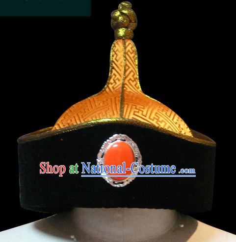 Genghis Khan Mongolian People Yuan Dynasty Mongolians Hat for Men Boys Adults Children