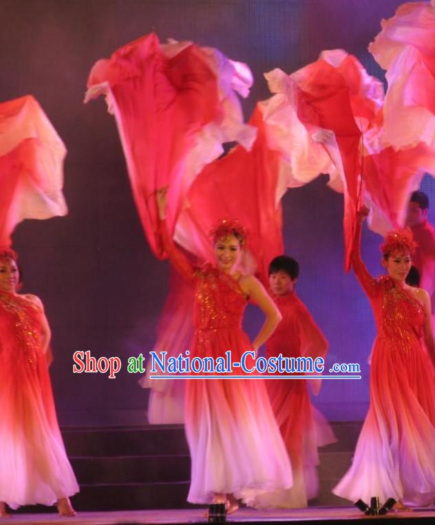 Traditional Chinese Flower Petal Dance Dancing Props