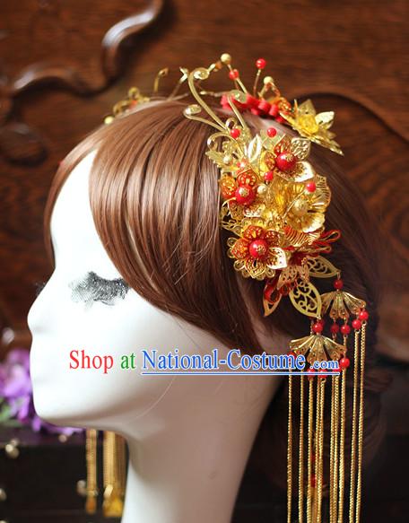 Handmade Classical Wedding Hair Accessories Fascinators Hair Sticks Hairpins Hair Bows Hair Pieces Bridal Hair Clips Prince Empress Queen Crown Coronet