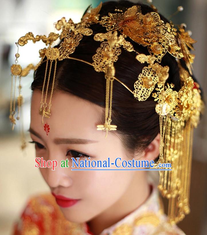 Chinese Classical Wedding Bridal Headpieces Hair Accessories