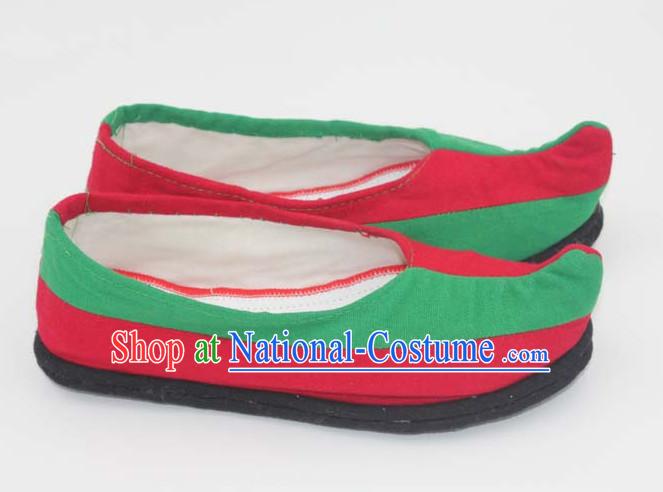 Handmade Chinese Ancient Bow Shoes for Women and Girls