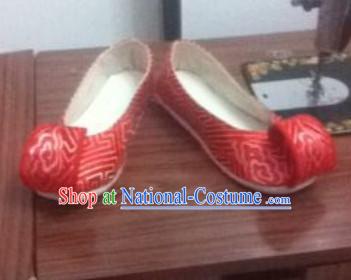 Chinese Classical Red Wedding Shoes