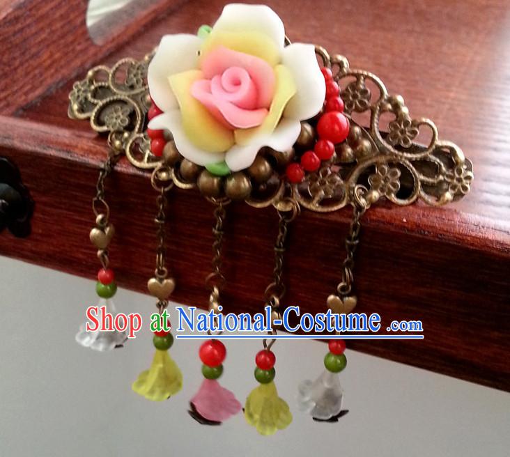 Ancient Chinese Handmade Princess Headdress Hair Jewelry for Women