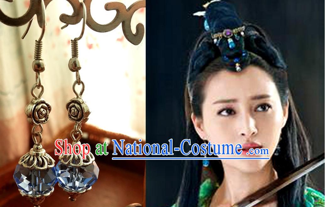 Ancient Chinese Handmade Princess Earrings