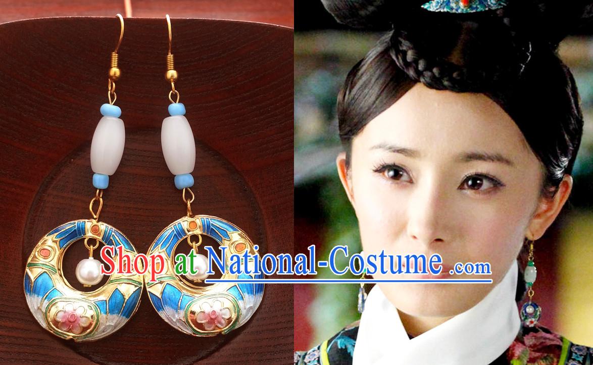 Ancient Chinese Handmade Princess Earrings