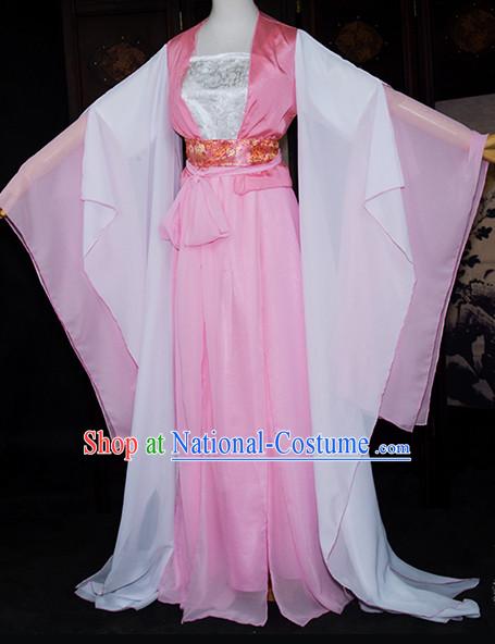 Chinese Traditional Fairy Princess Costumes Complete Set for Girls Women