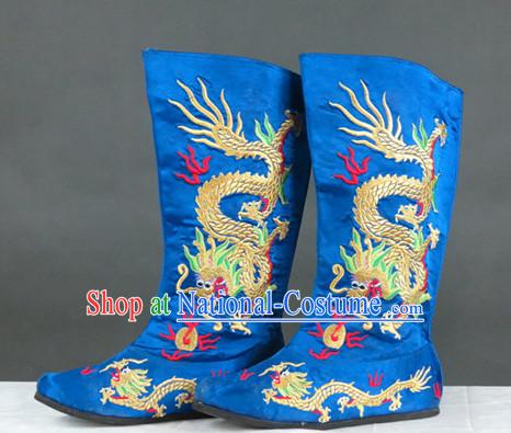 Chinese Traditional Bian Lian Mask Change Dragon Boots