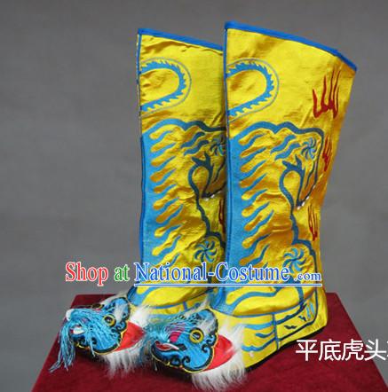 Chinese Traditional Bian Lian Mask Change Tiger Head Boots