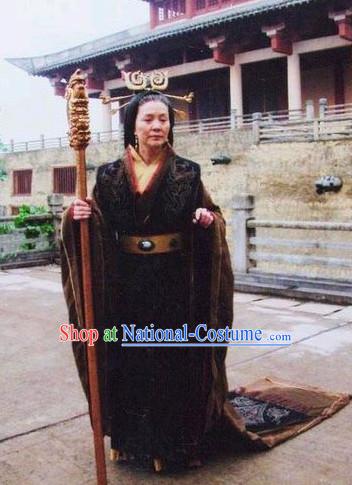 Han Dynasty Cantonese Drama Female Queen Garment Costumes Complete Set