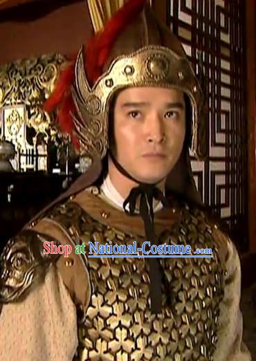 Tang Dynasty Male Hairstyles General Helmet for Men