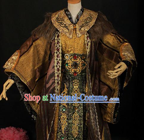 Gorgeous Chinese Emperor Prince Costumes Ancient Chinese Clothing Complete Set for Men