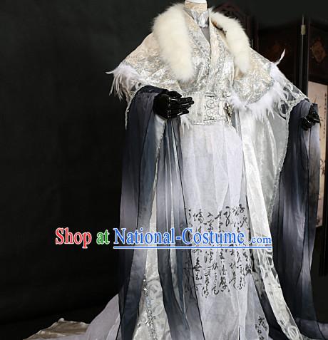 Gorgeous Chinese Emperor Prince Costumes Ancient Chinese Clothing Complete Set for Men