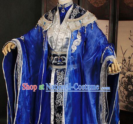 Gorgeous Chinese Emperor Prince Costumes Ancient Chinese Clothing Complete Set for Men