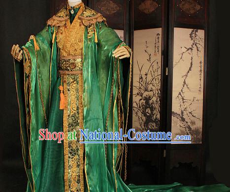 Gorgeous Chinese Emperor Prince Costumes Ancient Chinese Clothing Complete Set for Men