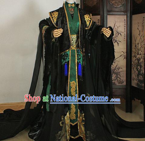 Gorgeous Chinese Emperor Prince Costumes Ancient Chinese Clothing Complete Set for Men