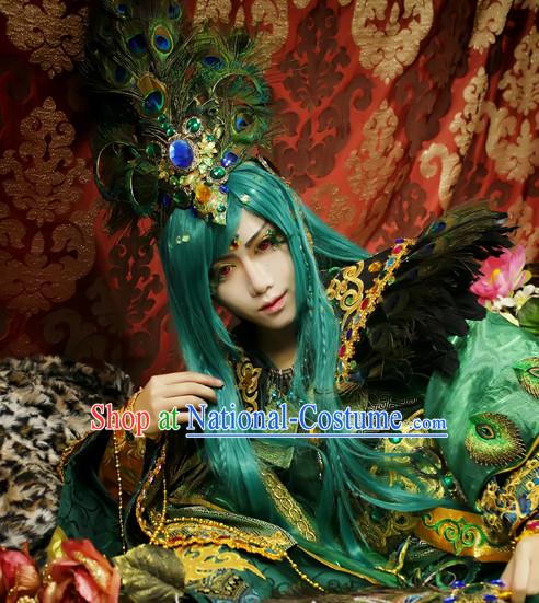 Gorgeous Chinese Emperor Prince Costumes Ancient Chinese Clothing Complete Set for Men