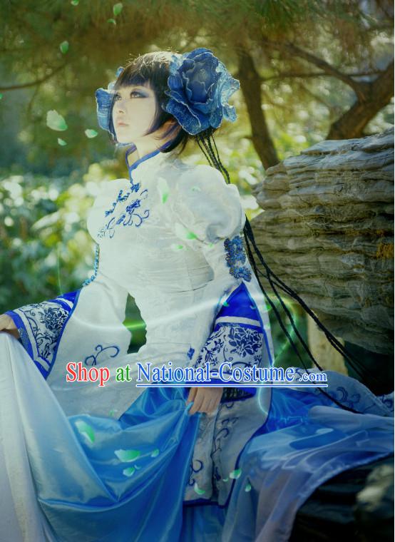 Gorgeous Chinese Princess Empress Costumes Ancient Chinese Clothing Complete Set for Men