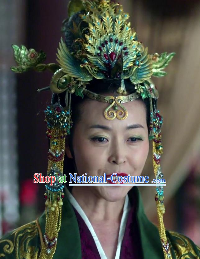 Ancient Chinese Traditional Style Empress Hair Accessories for Women Girls