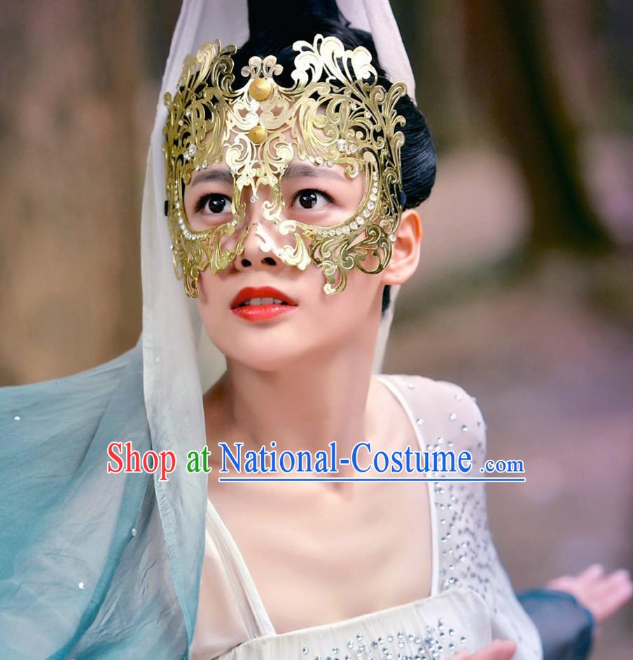 Ancient Chinese Traditional Style Princess Mask Accessories for Women Girls