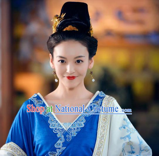 Ancient Chinese Traditional Style Princess Black Wigs for Women Girls